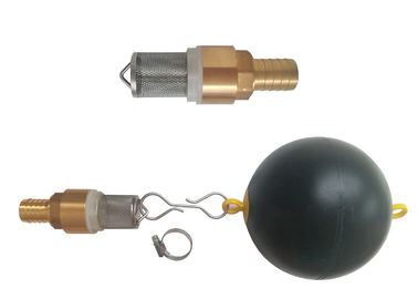 quality Латунный набор шланга всасывания с задерживающим клапаном, струбциной и плавая шариком factory